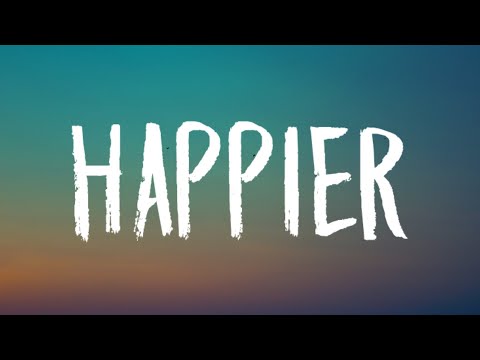 Olivia Rodrigo - happier (Lyrics) "she's beautiful she looks kind"