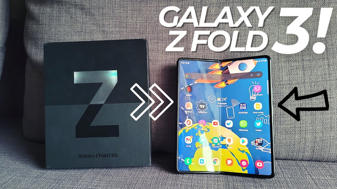 Samsung Z Fold 3 5G Unboxing & Hands On Overview