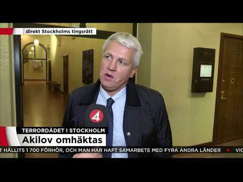 Åklagaren om Akilov: "Har lagt till ytterligare två brott" - Nyheterna (TV4)