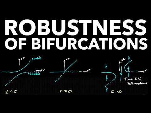 Bifurcations Part 4- Robustness of Bifurcations Under Perturbation