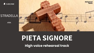 Pieta Signore, Stradella, High voice rehearsal track
