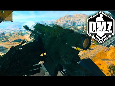 Ghillie Sniping in DMZ is Addictive... Warzone/DMZ Solo Player Hunting Ghillie Stealth Gameplay