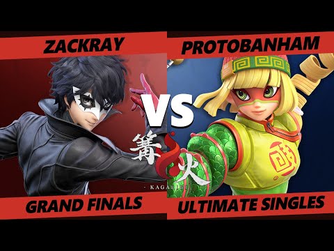 Kagaribi 4 GRAND FINALS - Zackray (Joker) Vs. ProtoBanham (MIn MIn, Lucina) SSBU Smash Ultimate