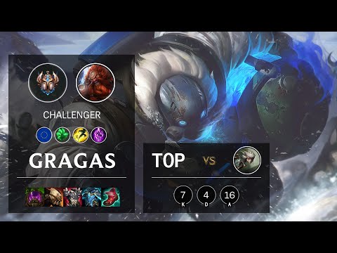 Gragas Top vs Camille - EUW Challenger Patch 11.5