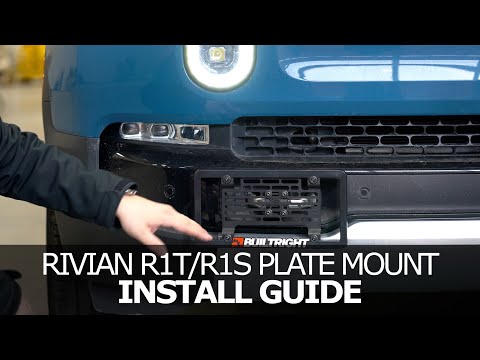 Rivian R1T/R1S License Plate Mount Install Guide