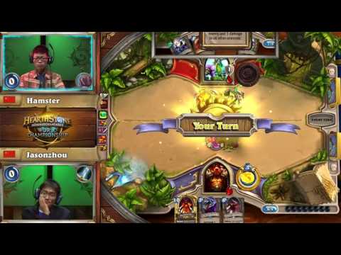 jasonzhou vs Hamster   | Hearthstone World Championship 2016 | Quarterfinals