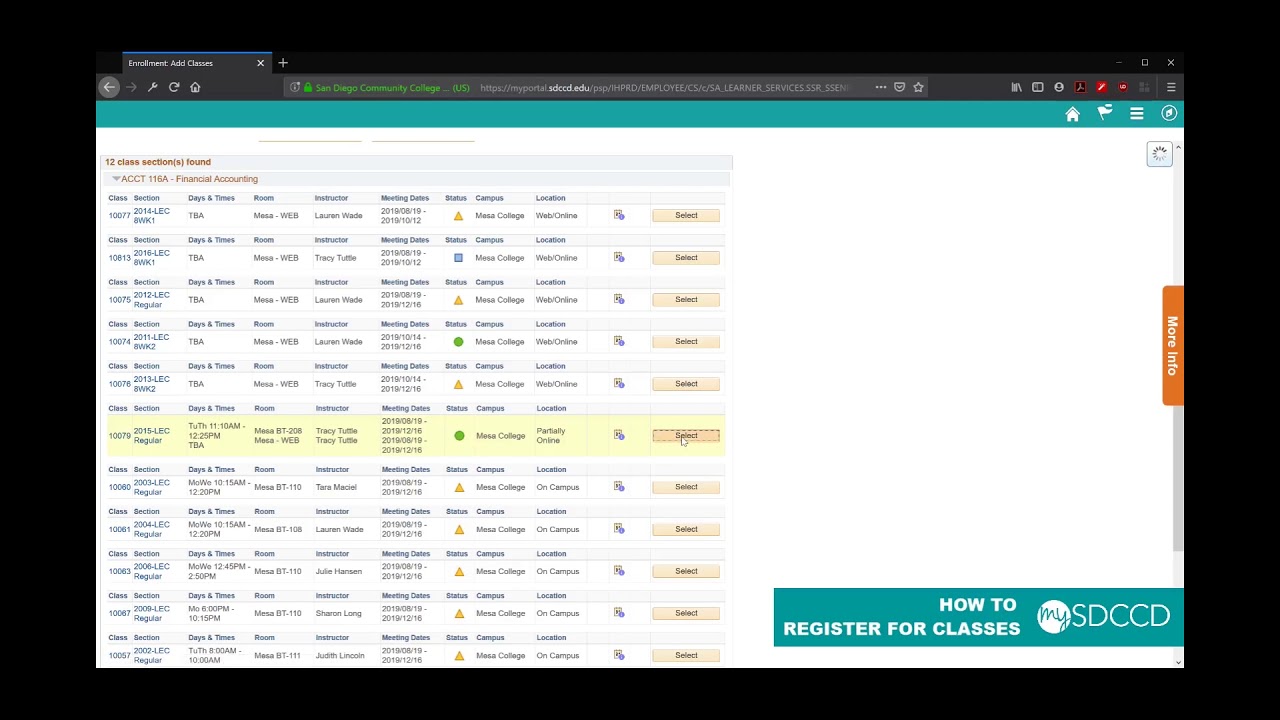 mySDCCD - How to register for classes