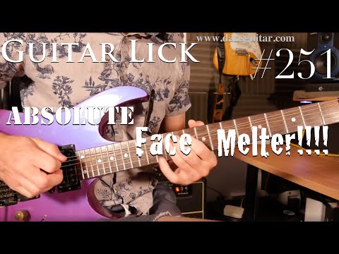 Guitar Lick Friday Week 251 - E minor and blues scale face melter!! BE WARNED!!!