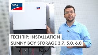 Tech Tip: Installation des Sunny Boy Storage 3.7, 5.0, 6.0