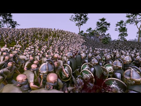 20000 ROHAN SWORDSMANS VS 20000 BANDITS - Ultimate Epic Battle Simulator 2 UEBS2