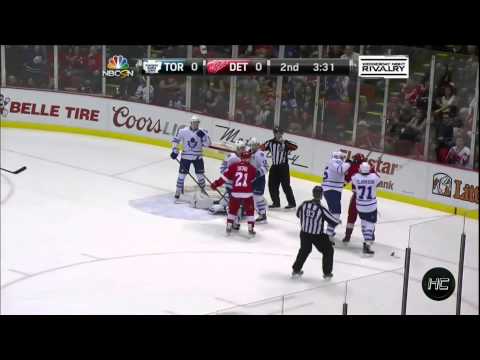 James Reimer Save vs Red Wings 12/10/14