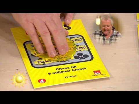 Trissvinnaren: "Sambon vill ha en bättre husvagn" - Nyhetsmorgon (TV4)