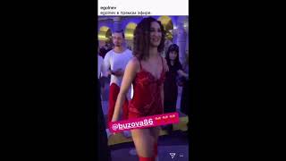 За кулисами, Ольга Бузова готовится выйти на сцену
