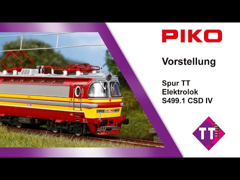 Video TT - Elektrická lokomotiva S 499 Laminátka ČSD / DCC zvuk - PIKO 47541