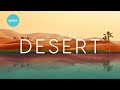 SAHARA 4K Scenic Relaxation Film With Soothing Music Fly Over The Desert Drone View