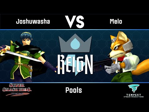 Joshuwasha (Marth) VS Melo (Fox) - Pools Losers Quarters - Reign 5