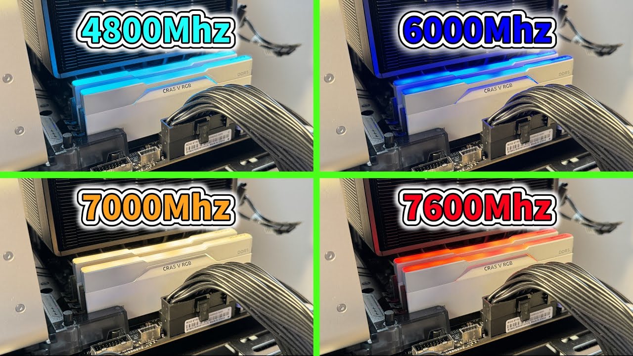 【DDR5の最高峰】オーバークロックメモリは周波数でパソコンに性能差があるのか検証「Essencore KLEVV CRAS V RGB DDR5 OC/Gaming Memory」