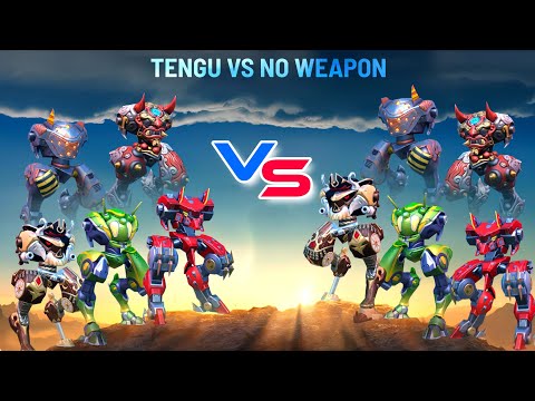 5x Tengu vs Tengu - No Weapon - Mech Arena