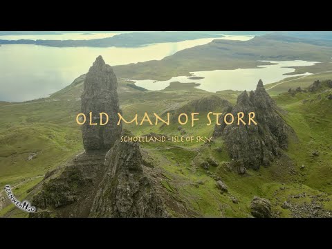 Old Man of Storr – Scotland. He majestically overlooks the rugged mountains in the north of Skye.