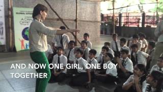 Watch why kids from Universal High, Mumbai suddenly get shy with Alejandra from Argentina.