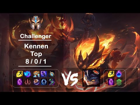 Top Kennen vs Rumble KR Challenger Patch 12.8