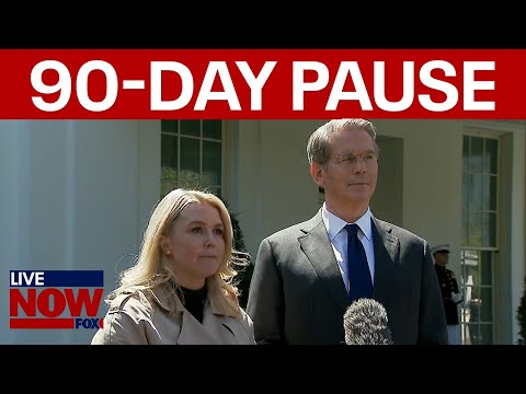 Video | Karoline Leavitt and Treasury Sec. address Trump tariff pause