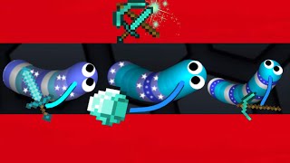 Slither.io - All Diamond Minecraft Skins Plays - Slitherio Epic Plays