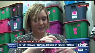 Effort to ease financial burden on foster families