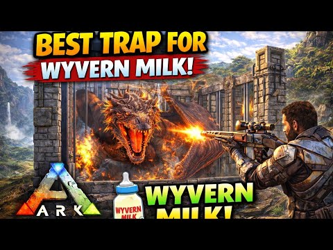 I Built The BEST Wyvern Trap In ARK Ascended... Endless Wyvern Milk!!!!