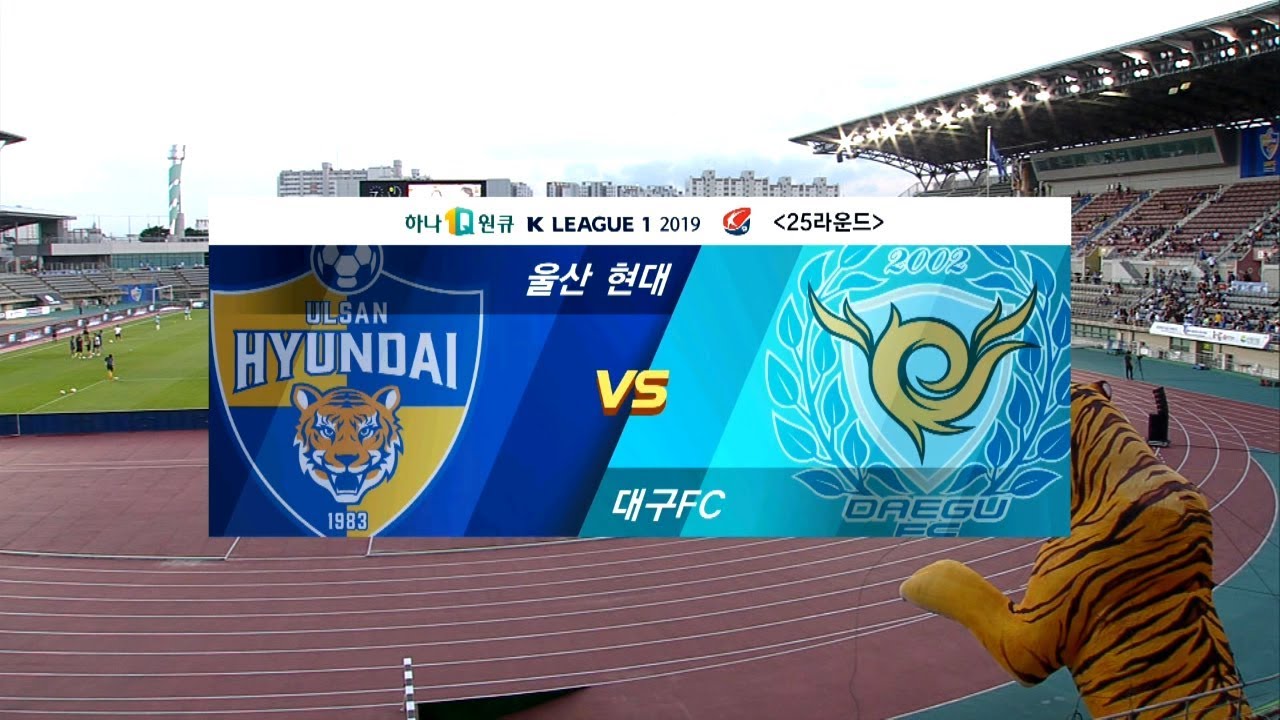 [K리그1] 울산 현대 : 대구FC 경기 하이라이트 (08.11)