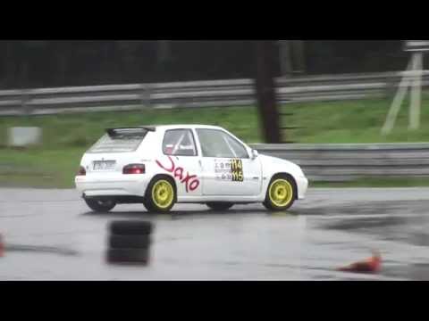 Mostek Bartosz - Citroen Saxo - SuperOES 9 Runda  Tor Kielce 27-09-2014