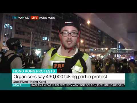 Thousands march in Hong Kong