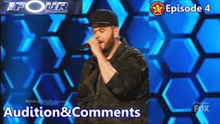 Nick Harrison sings  Bad Boy For Life &amp;Comments The Four S01E04 Ep 4
