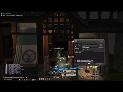 FFXIV - 5.11 Carpenter Lv.20 Class Quest