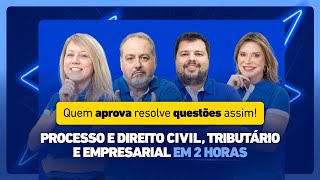 Como resolver questões de Proc. e Direito Civil, Tributário e Empresarial | 41º Exame OAB