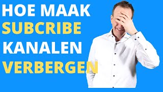 👉YOUTUBE GEABONNEERDE KANALEN VERBERGEN GEABONNEERDE KANALEN VERBERGEN GEABONNEERDE KANALEN ANONIEM