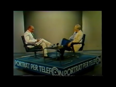 Karl-Eduard von Schnitzler in der DDR-Sendung: "Porträt per Telefon" | 10.05.1988