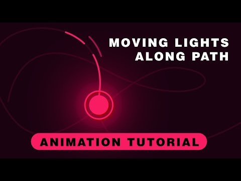 After Effects Tutorial: Animate Light Along a Path | Custom Path Animation