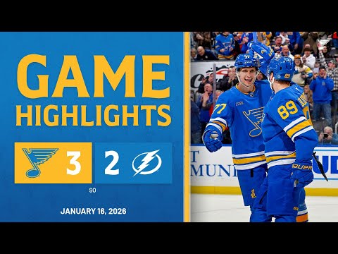 Game Highlights: Blues 3, Lightning 2 (SO)