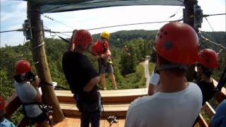 preview picture of video 'Zip Lining at Red River Gorge'