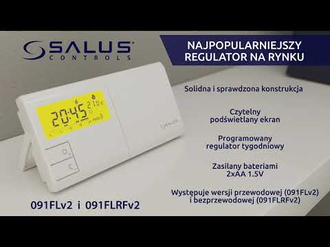 Regulator temperatury SALUS CONTROLS modele 091FLv2 i 091FLRFv2 (PREZENTACJA PRODUKTU)