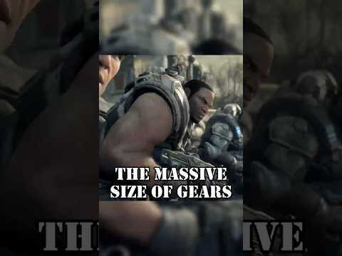 How do Gears get so LARGE? | Gears of War Lore #gearsofwar #gears5 #gearslore #shorts