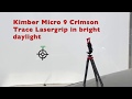 Kimber Micro 9 CSE Crimson Trace Lasergrip in daylight