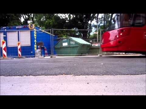 Innsbruck - IVB Straßenbahnen und die Kletterweiche [HD]