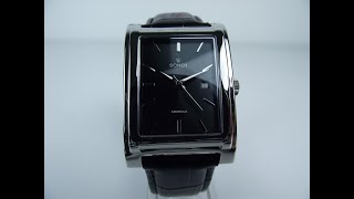 SÖNER Amorous Barcelona automatic rectangular watch 4K review by WR4K