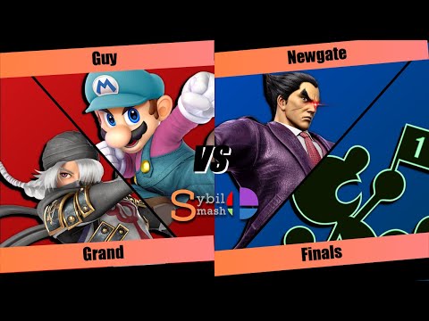 Sybil Smash #2 Grand Finals - Guy (Mario, Sheik) Vs. Newgate (Kazuya, G&W) SSBU Tournament