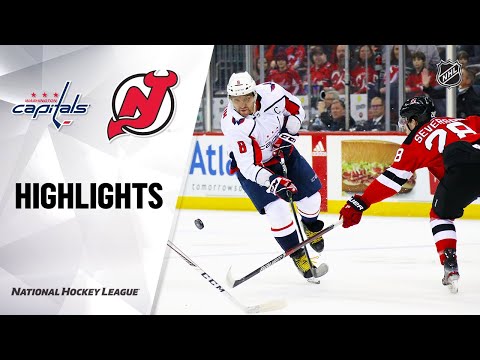 NHL Highlights | Capitals @ Devils 02/22/20