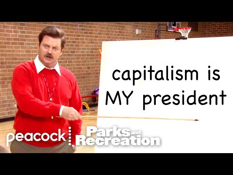, title : 'Ron Swanson Loves Capitalism and Libertarianism | Parks and Recreation'