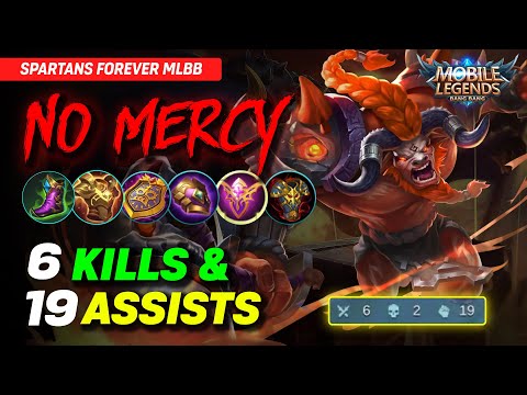 Minotaur Full Rage Tank - 6 Kills and 19 Assists !! Full Tanky Build Minotaur MLBB | Mobile Legends