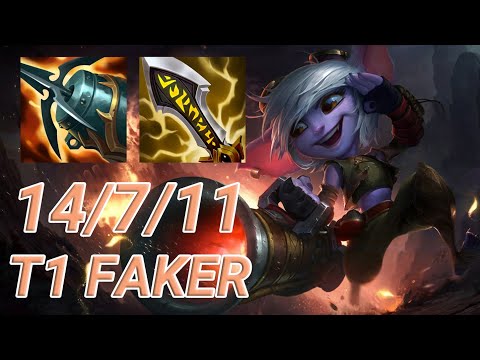 T1 Faker Trsitana Mid VS Cassiopeia | KR Diamond Patch 13.15